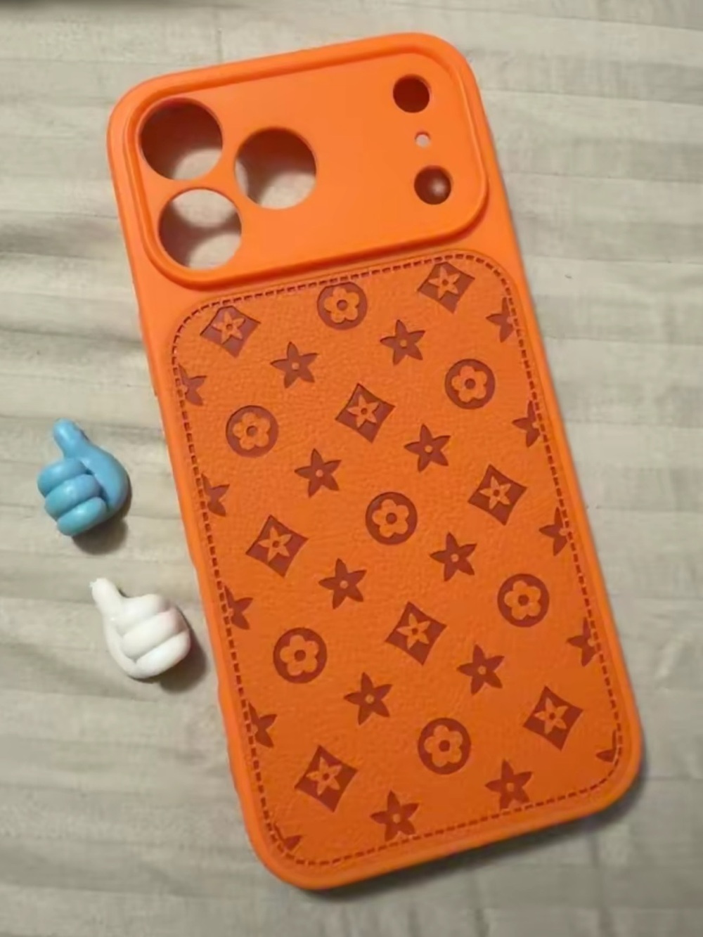 iPhone 17 Pro Max Orange Silicone Case - Picture 2 of 5